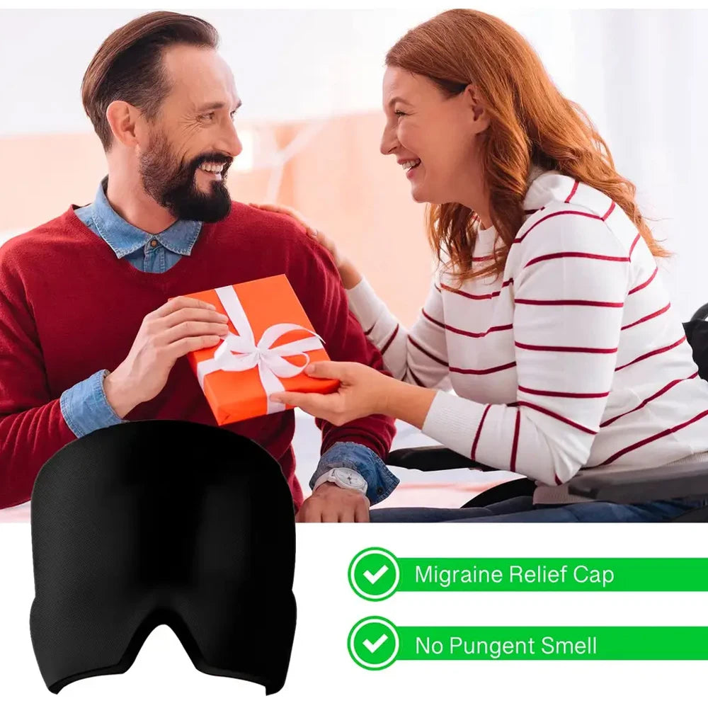 CalmiCloud™: Hot & Cold Migraine Relief Cap ❄️💆‍♀️💖