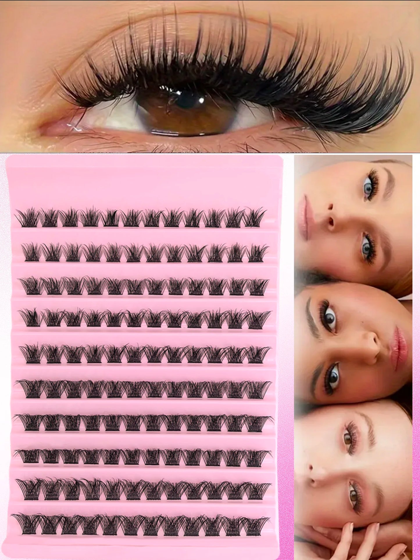 LashLure™: DIY Eyelash Extension Kit 💕🌸👁️