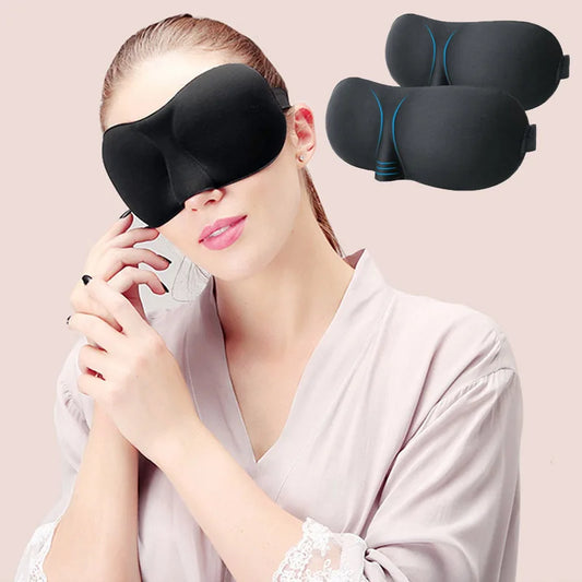 SilkDream™: 3D Contoured Sleep Mask 😴🌙💖