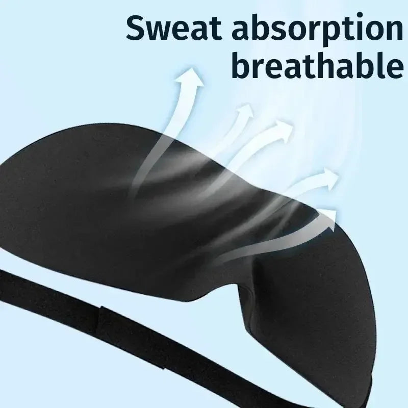DreamLuxe™: 3D Contoured Sleep Mask 🌙💤✨