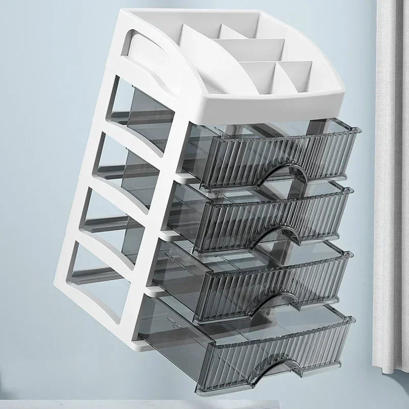 GlamStash™: Large-Capacity Transparent Makeup & Jewelry Organizer 💖💎✨