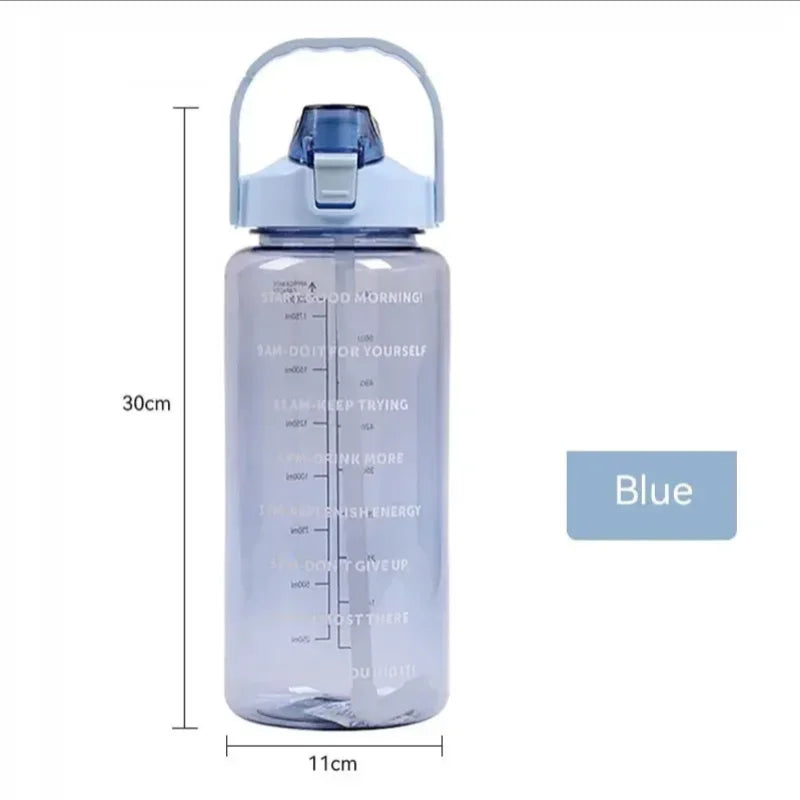 HydraMuse™: 2L Time-Marked Sports Bottle 💧🏋️♀️🌸