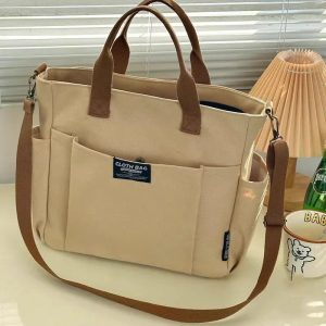 ChicTote™: Urban Minimalist Canvas Bag 👜🌸✨