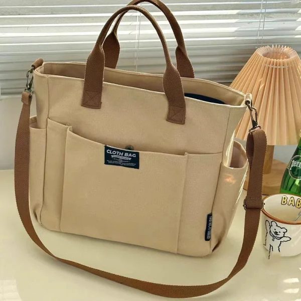 ChicTote™: Urban Minimalist Canvas Bag 👜🌸✨